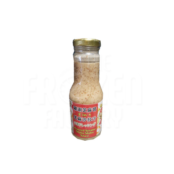 Roasted 2 In 1 Sesame Shabu Sauce 涮涮芝麻酱/芝麻沙拉汁 (250ML)