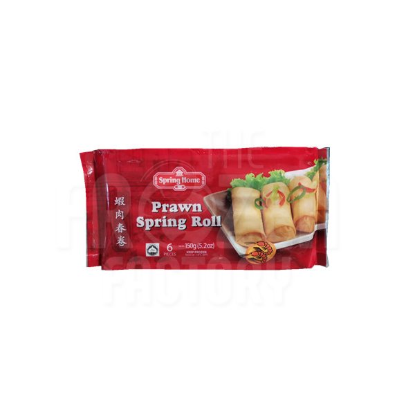 Spring Home Prawn Spring Roll 6PCS 第一家蝦肉春卷 (150G)